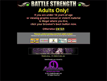 Tablet Screenshot of battlestrength.com